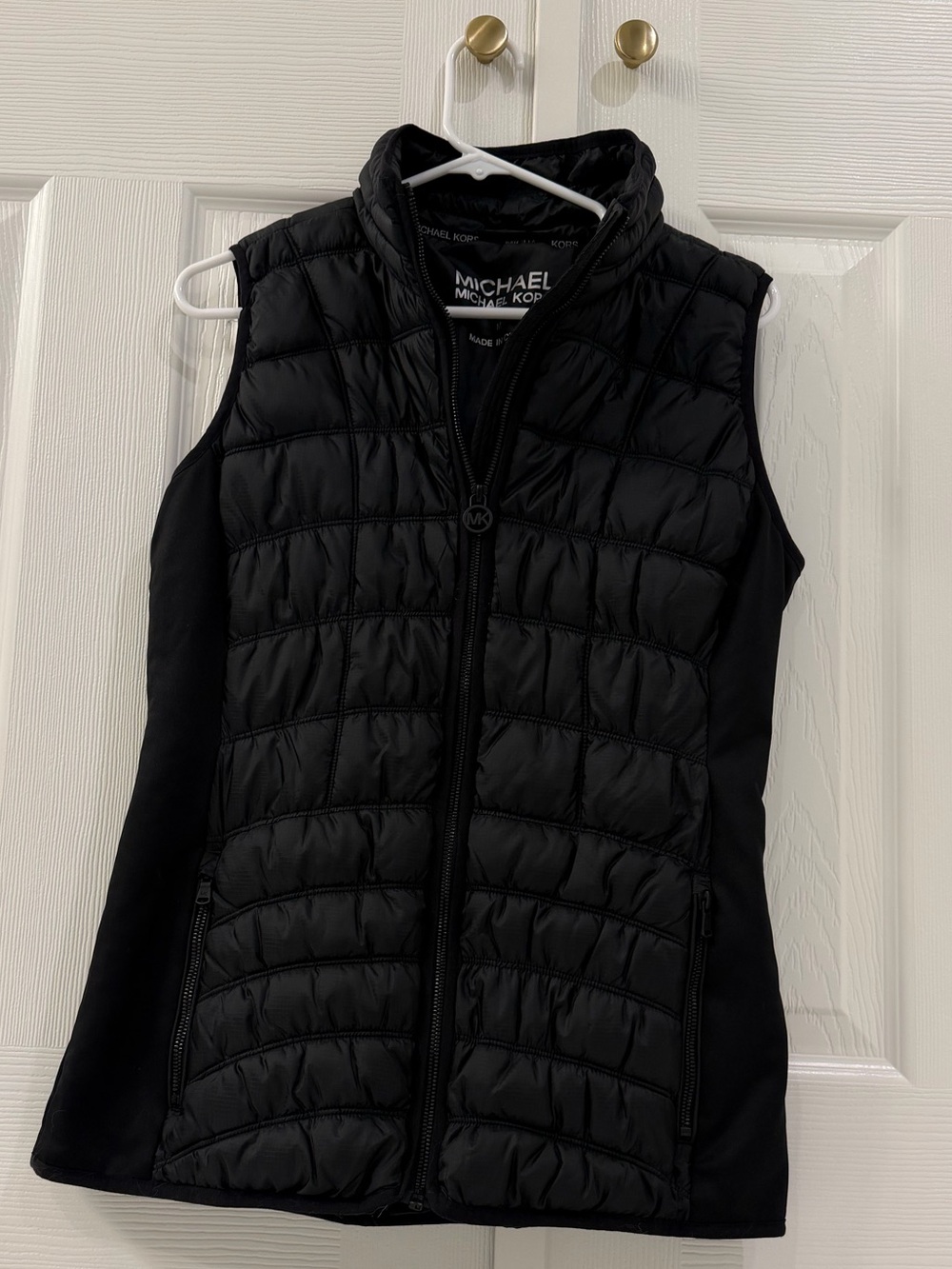 Women’s Michael Kors Black Quilted Sleeveless Puffer Vest
